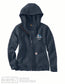 Carhartt Women's Loose Fit Midweight Full Zip Sweatshirt - Navy (102788)
