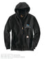 Carhartt Loose Fit Midweight Full Zip Sweatshirt - Black (K122)