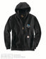 Carhartt Loose Fit Midweight Full Zip Sweatshirt - Black (K122)