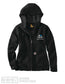Carhartt Women's Loose Fit Midweight Full Zip Sweatshirt - Black (102788)