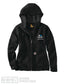 Carhartt Women's Loose Fit Midweight Full Zip Sweatshirt - Black (102788)