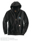 Carhartt Loose Fit Midweight Full Zip Sweatshirt - Black (K122)