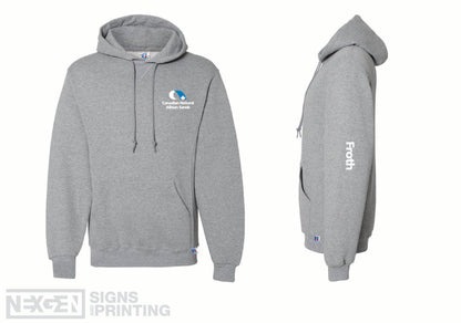 Russell Athletic - Dri Power® Hooded Sweatshirt - 695HBM - Oxford - Heat Transferred - Albian