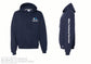Russell Athletic - Dri Power® Hooded Sweatshirt - 695HBM - Navy - Heat Transferred