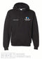 Russell Athletic - Dri Power® Hooded Sweatshirt - 695HBM - Black - Embroidery