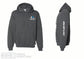 Russell Athletic - Dri Power® Hooded Sweatshirt - 695HBM - Black Heather - Heat Transferred