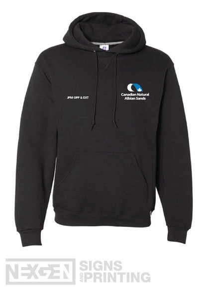Russell Athletic - Dri Power® Hooded Sweatshirt - 695HBM - Black - Embroidery - Albian