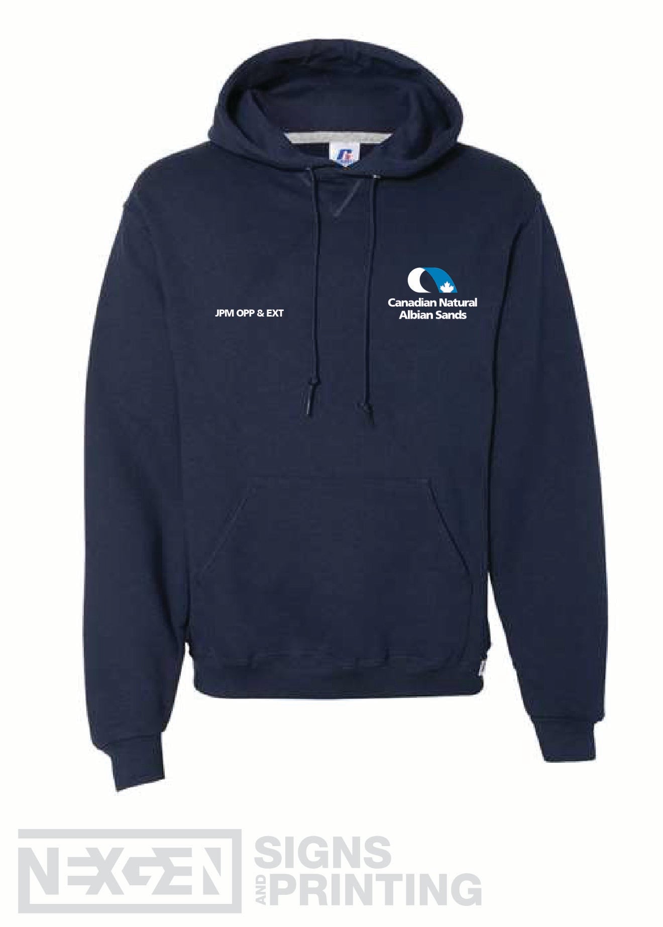 Russell Athletic - Dri Power® Hooded Sweatshirt - 695HBM - Navy - Embroidery