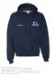 Russell Athletic - Dri Power® Hooded Sweatshirt - 695HBM - Navy - Embroidery