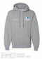 Russell Athletic - Dri Power® Hooded Sweatshirt - 695HBM - Oxford - Embroidery