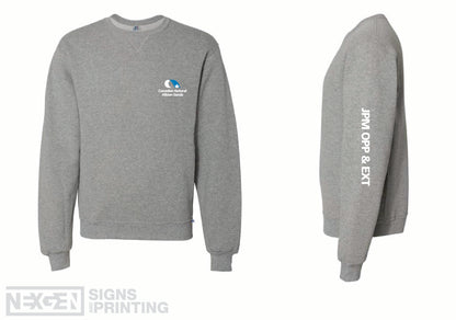 Russell Athletic - Dri Power® Crewneck Sweatshirt - 698HBM - Oxford - Heat Transferred - Albian