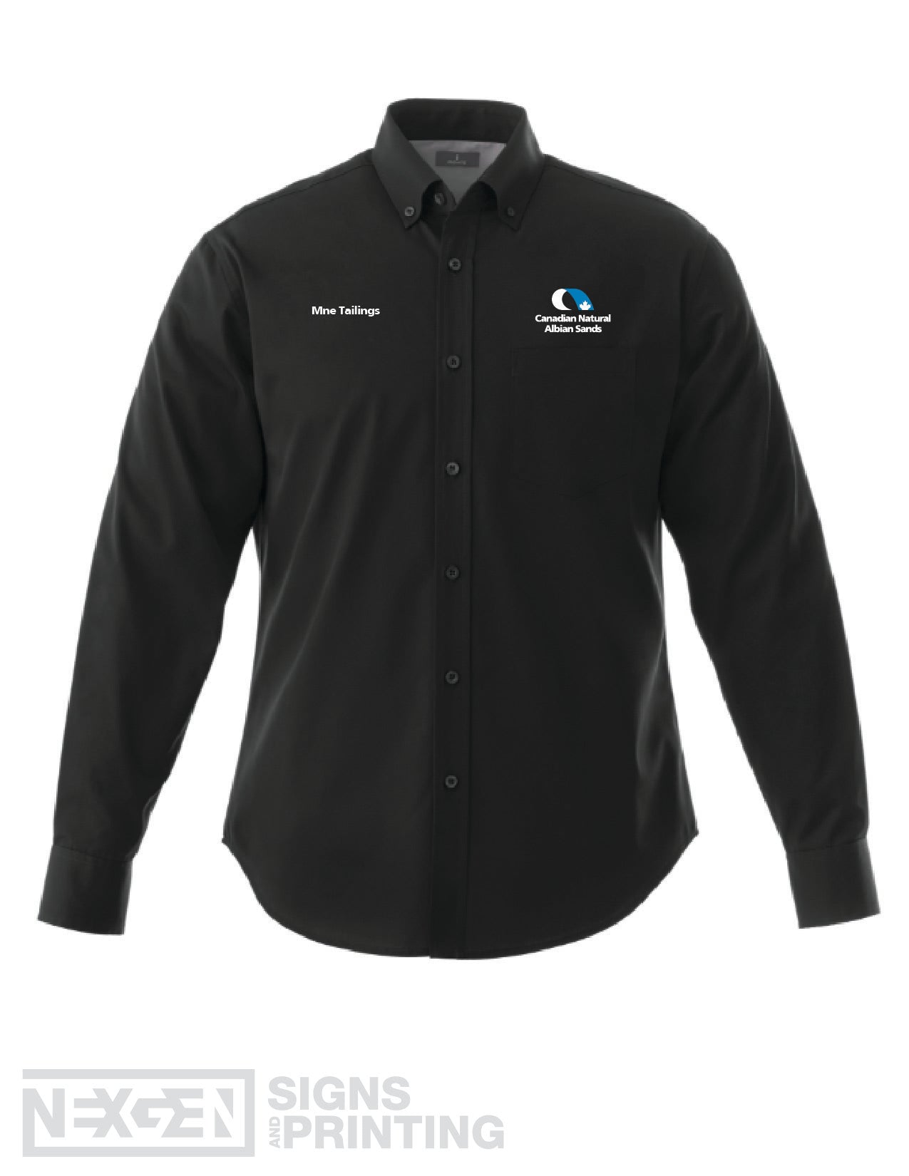 CNRL Branded LS-Wilshire Shirt Tall Mens