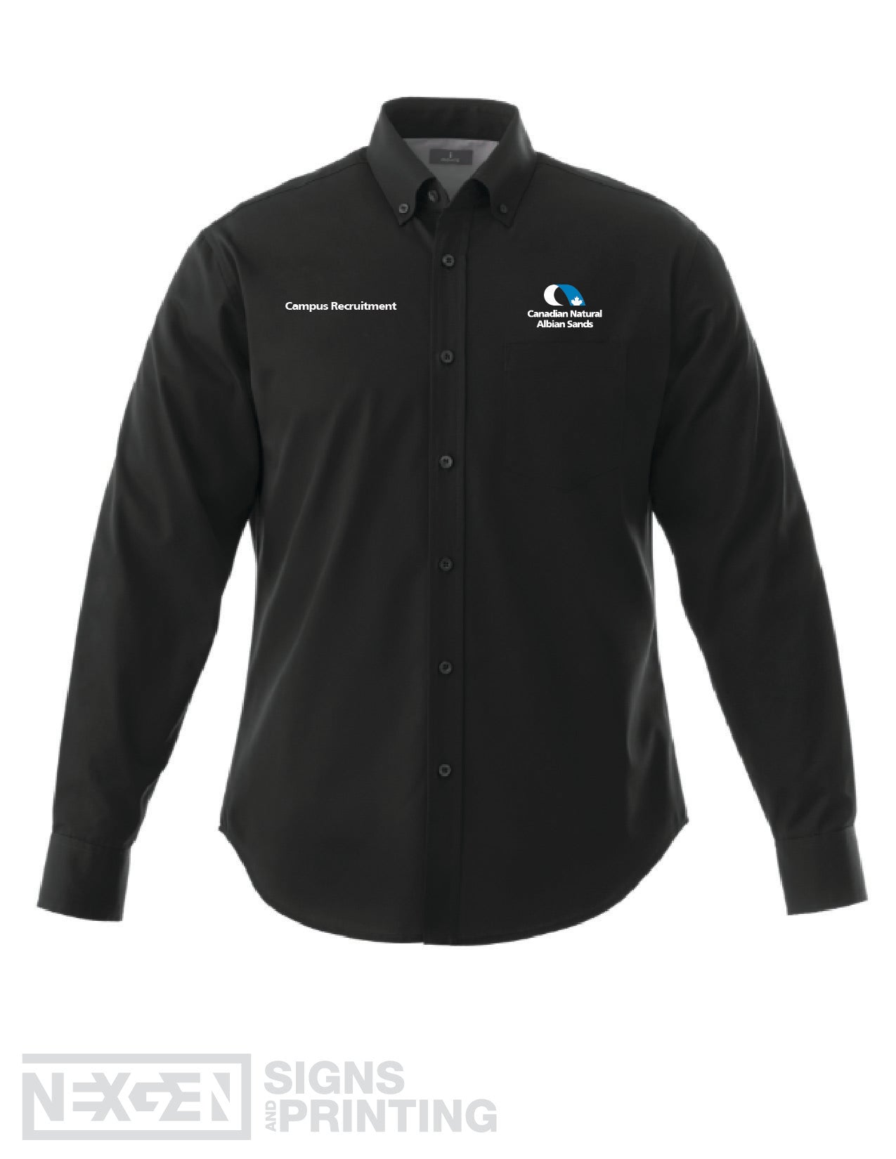 CNRL Branded LS-Wilshire Shirt Tall Mens