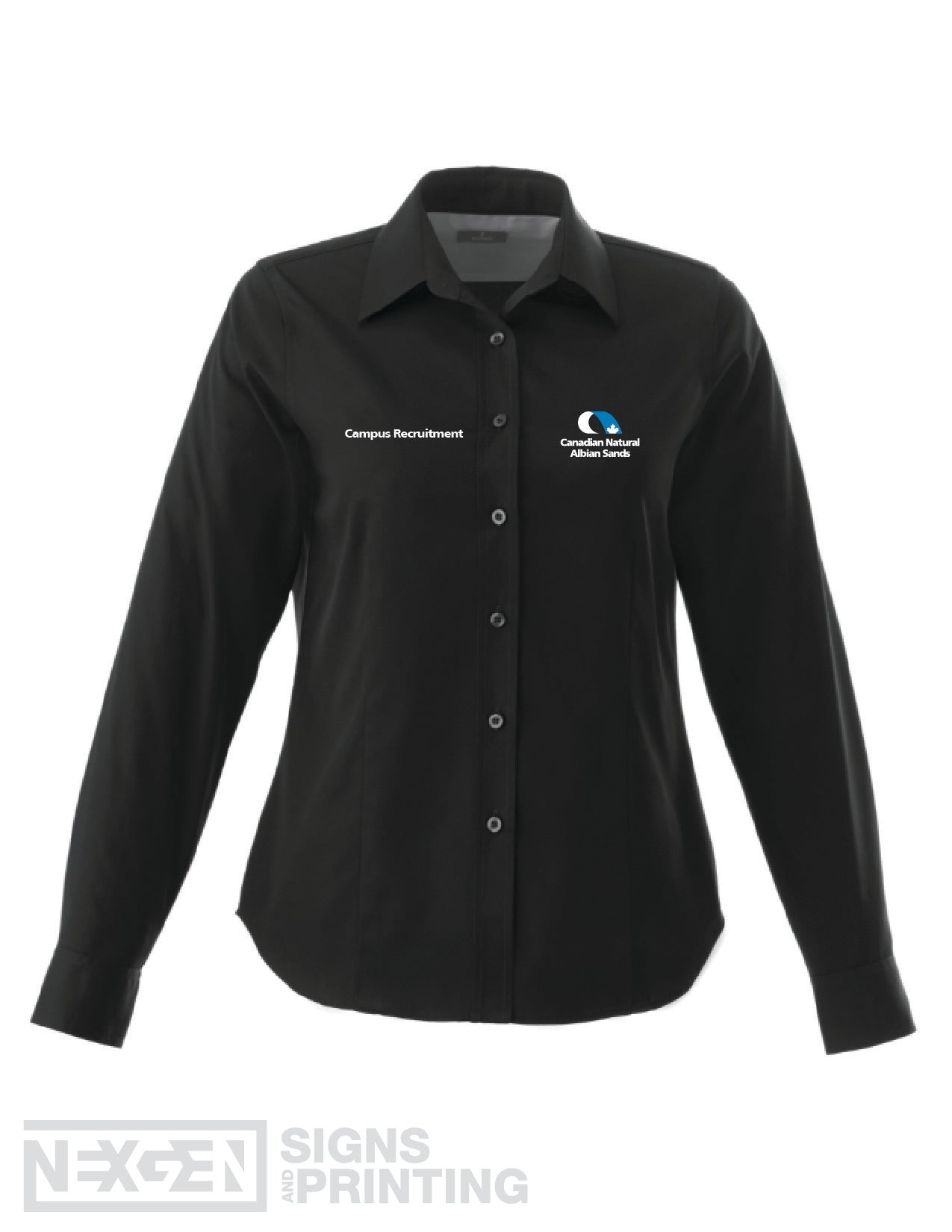 CNRL Branded LS-Wilshire Shirt Ladies