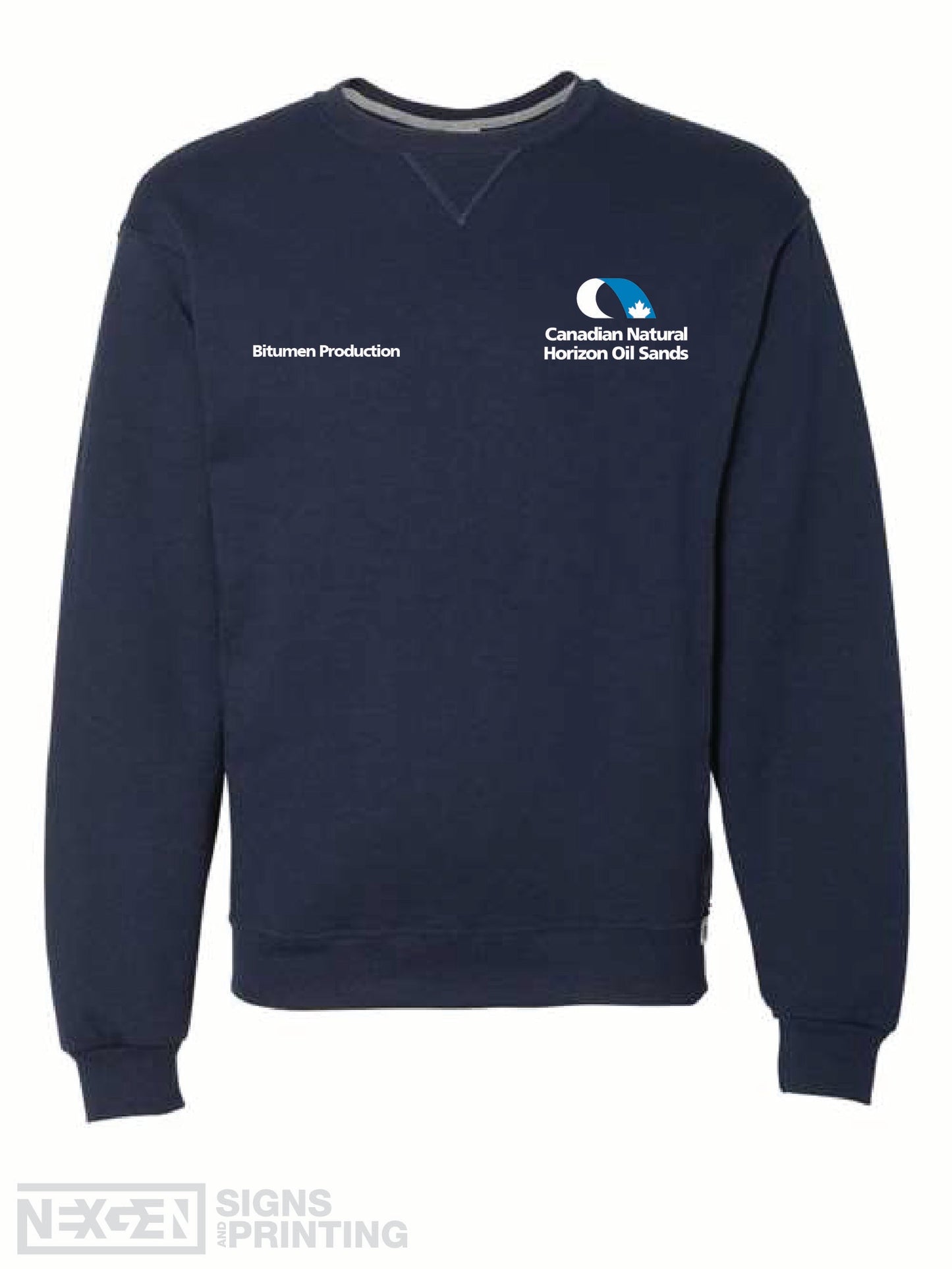 Russell Athletic - Dri Power® Crewneck Sweatshirt - 698HBM - Navy - Embroidery