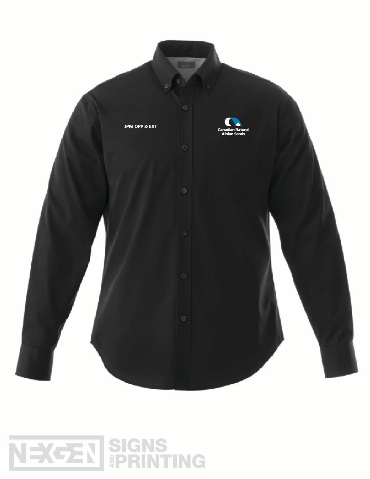 CNRL Branded LS-Wilshire Shirt Tall Mens