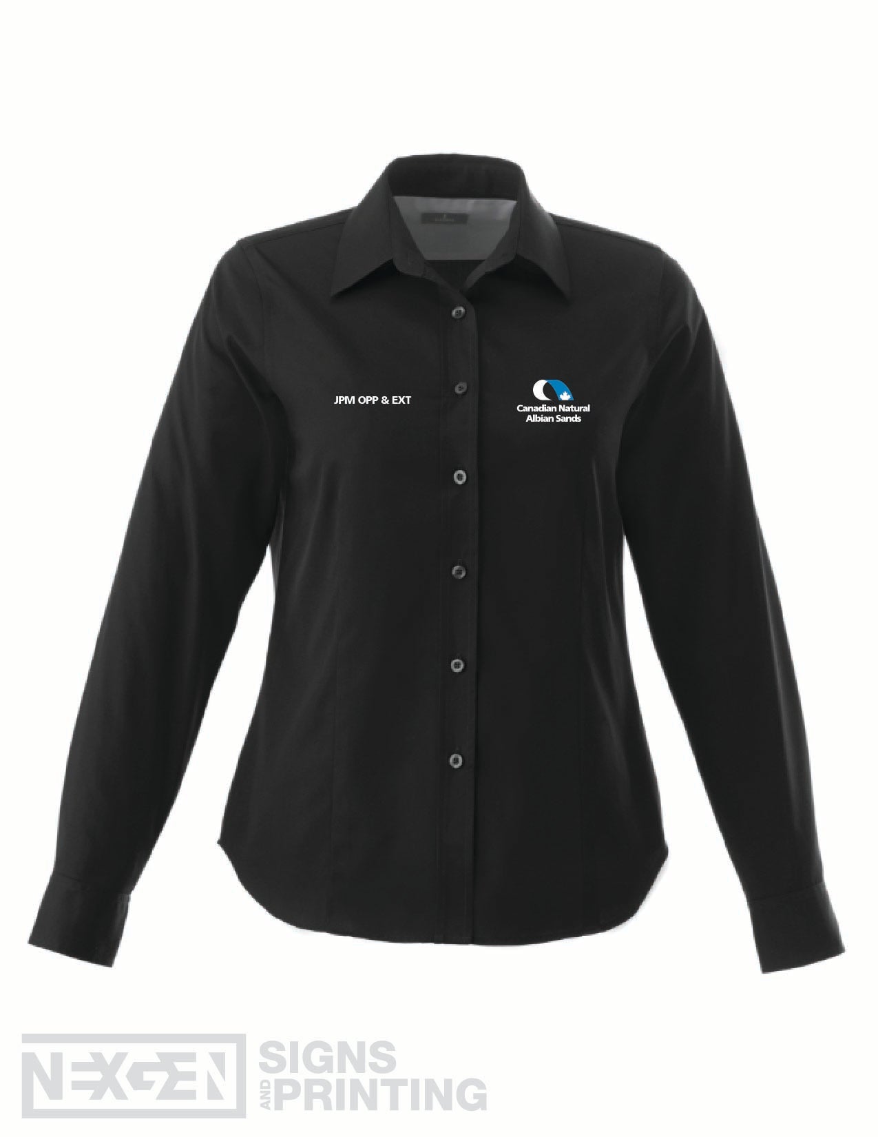 CNRL Branded LS-Wilshire Shirt Ladies