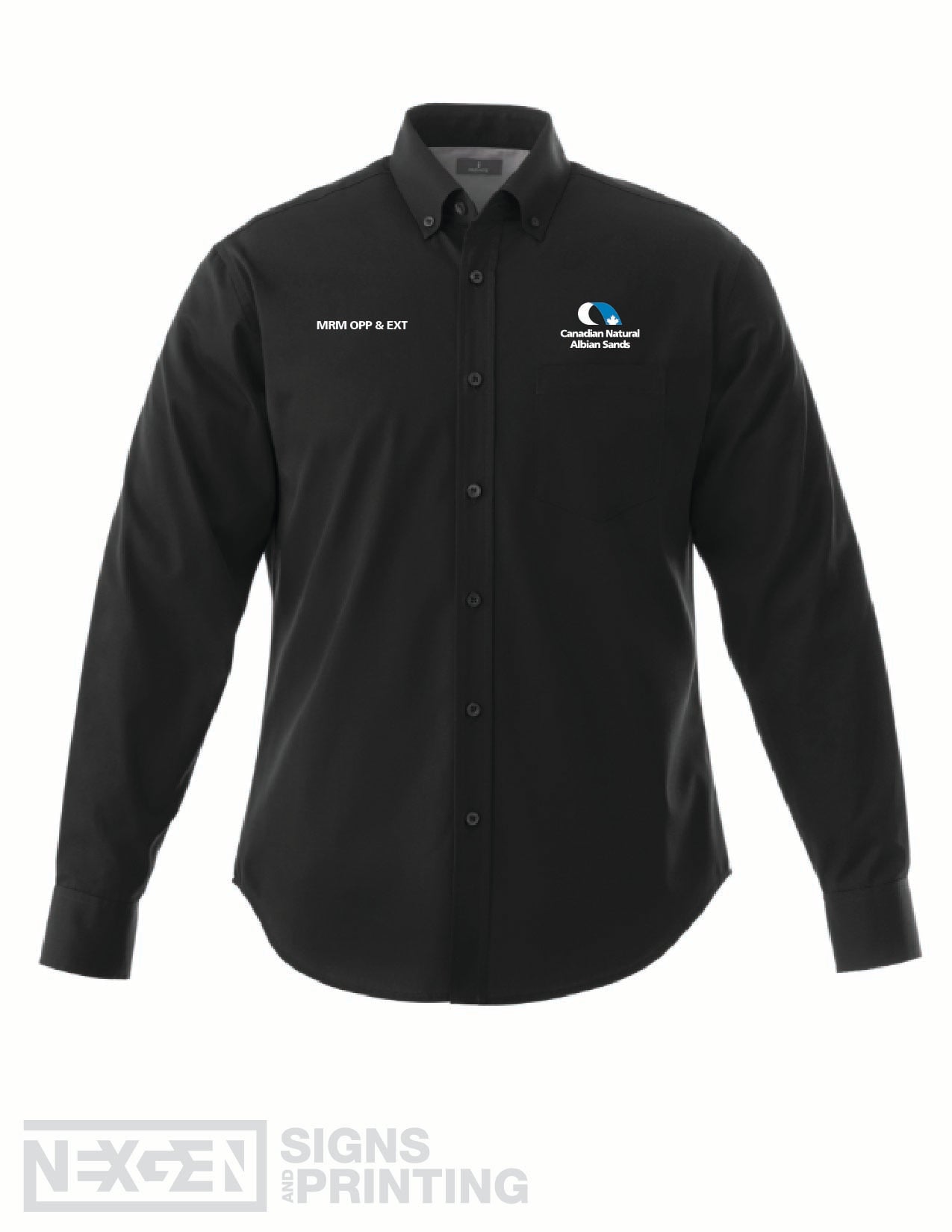 CNRL Branded LS-Wilshire Shirt Tall Mens