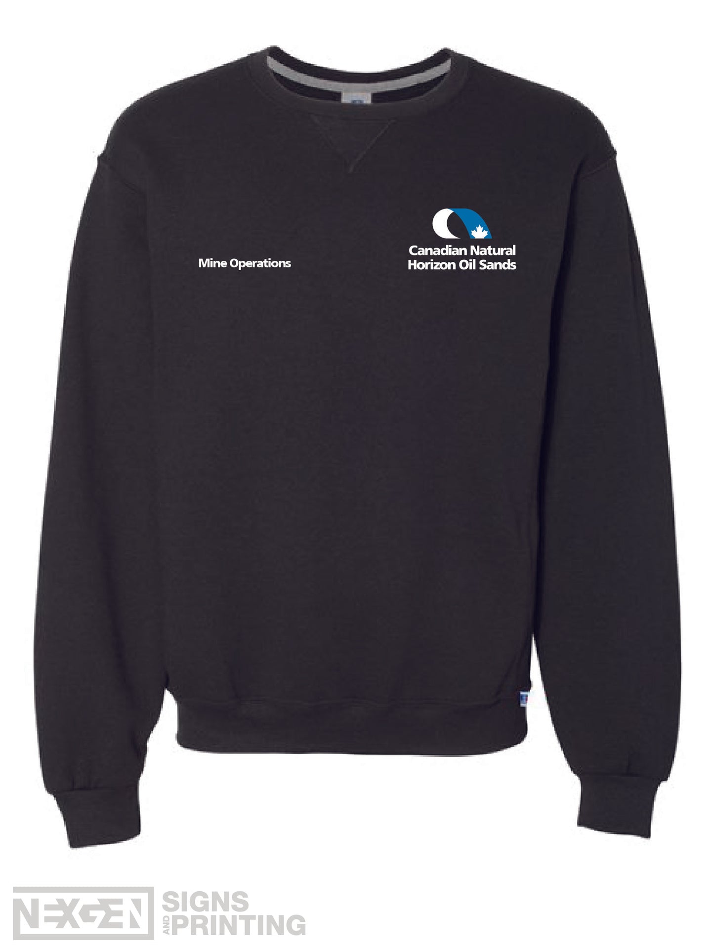 Russell Athletic - Dri Power® Crewneck Sweatshirt - 698HBM - Black - Embroidery