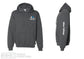 Russell Athletic - Dri Power® Hooded Sweatshirt - 695HBM - Black Heather - Heat Transferred