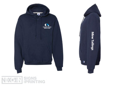 Russell Athletic - Dri Power® Hooded Sweatshirt - 695HBM - Navy - Heat Transferred - Albian
