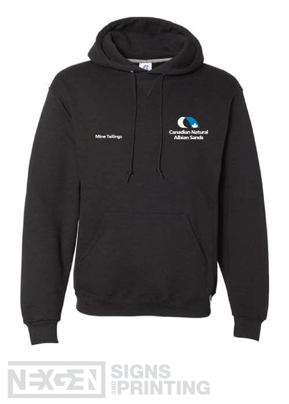 Russell Athletic - Dri Power® Hooded Sweatshirt - 695HBM - Black - Embroidery - Albian