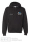 Russell Athletic - Dri Power® Hooded Sweatshirt - 695HBM - Black - Embroidery