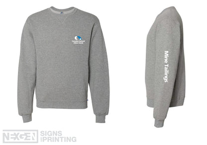 Russell Athletic - Dri Power® Crewneck Sweatshirt - 698HBM - Oxford - Heat Transferred - Albian