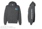 Russell Athletic - Dri Power® Hooded Sweatshirt - 695HBM - Black Heather - Heat Transferred