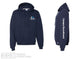 Russell Athletic - Dri Power® Hooded Sweatshirt - 695HBM - Navy - Heat Transferred
