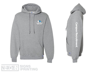 Russell Athletic - Dri Power® Hooded Sweatshirt - 695HBM - Oxford - Heat Transferred - Albian