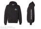 Russell Athletic - Dri Power® Hooded Sweatshirt - 695HBM - Black - Heat Transferred