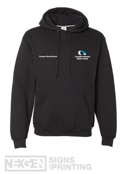 Russell Athletic - Dri Power® Hooded Sweatshirt - 695HBM - Black - Embroidery - Albian