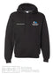 Russell Athletic - Dri Power® Hooded Sweatshirt - 695HBM - Black - Embroidery