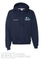 Russell Athletic - Dri Power® Hooded Sweatshirt - 695HBM - Navy - Embroidery