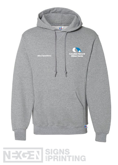 Russell Athletic - Dri Power® Hooded Sweatshirt - 695HBM - Oxford - Embroidery - Albian