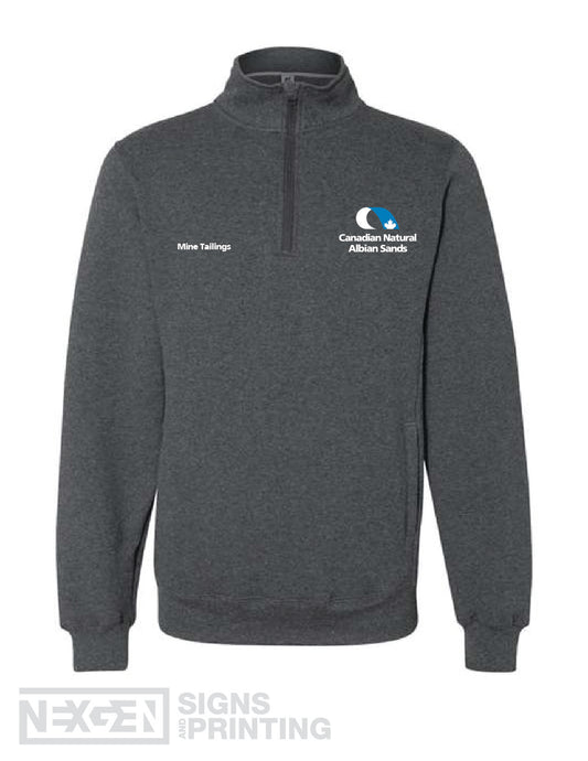 Russell Athletic - Dri Power® Fleece 1/4 Zip Cadet Sweatshirt - 1Z4HBM0 - Embroidered - Albian