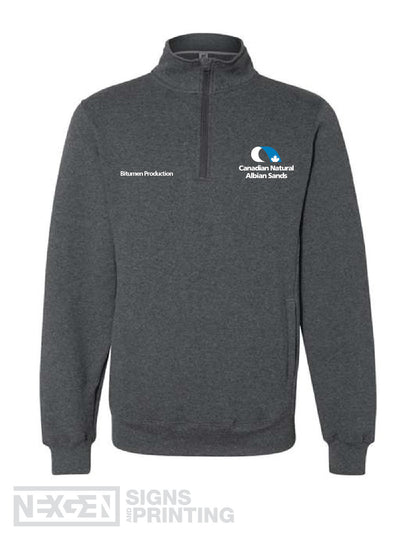Russell Athletic - Dri Power® Fleece 1/4 Zip Cadet Sweatshirt - 1Z4HBM0 - Embroidered - Albian