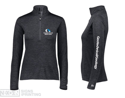 Russell Athletic - Women's 1/4 Zip Pullover - QZ7EAX0 - Heat Transferred - Albian