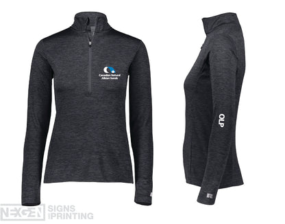 Russell Athletic - Women's 1/4 Zip Pullover - QZ7EAX0 - Heat Transferred - Albian