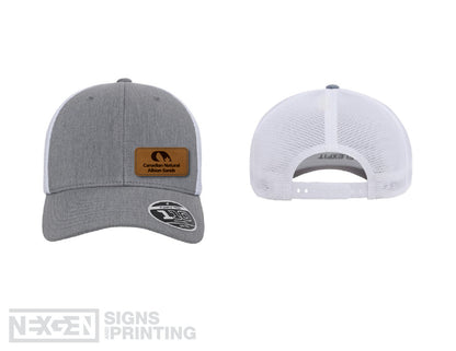 Flexfit - 110® Mesh-Back Cap - 110M - Leather Patch
