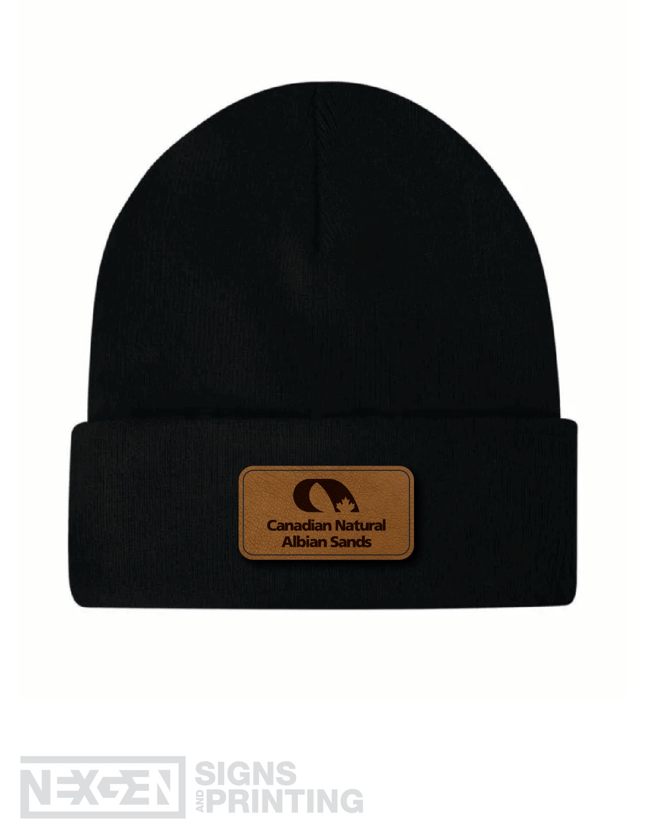 Fleece Lined Knit Cuff Beanie / Toque - WeRK1207 - Black