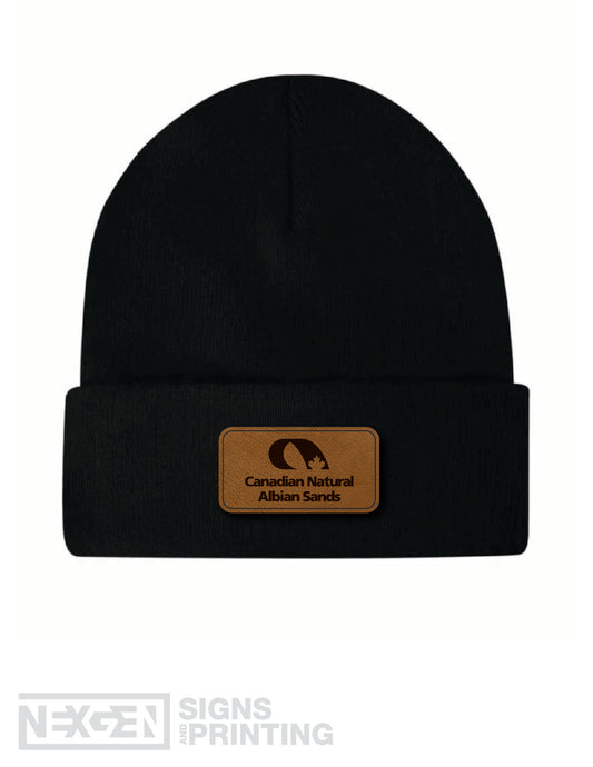 Fleece Lined Knit Cuff Beanie / Toque - WeRK1207 - Black - Albian
