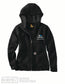 Carhartt Women's Loose Fit Midweight Full Zip Sweatshirt - Black (102788)