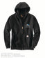Carhartt Loose Fit Midweight Full Zip Sweatshirt - Black (K122)