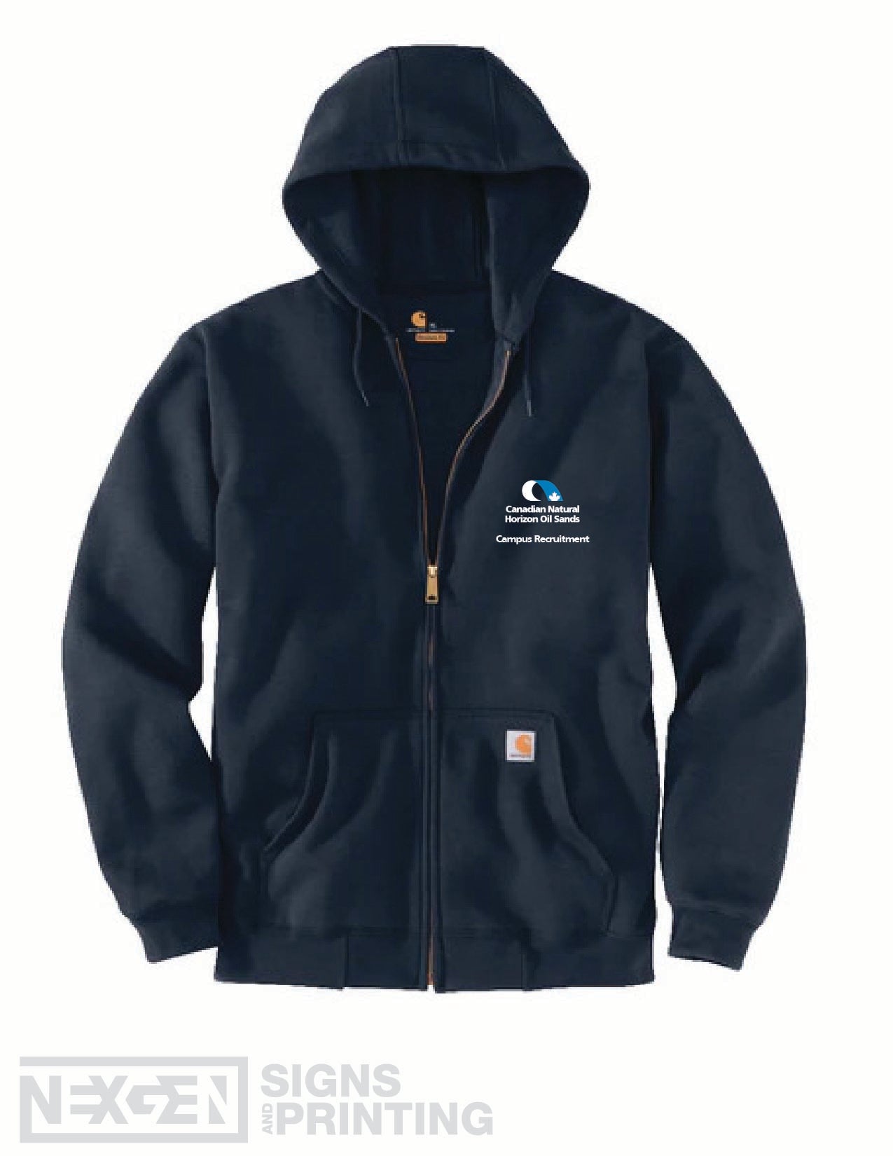 Carhartt Loose Fit Midweight Full Zip Sweatshirt - Navy (K122)