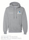 Russell Athletic - Dri Power® Hooded Sweatshirt - 695HBM - Oxford - Embroidery