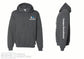 Russell Athletic - Dri Power® Hooded Sweatshirt - 695HBM - Black Heather - Heat Transferred