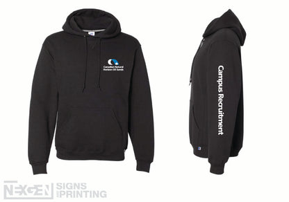 Russell Athletic - Dri Power® Hooded Sweatshirt - 695HBM - Black - Heat Transferred - Horizon