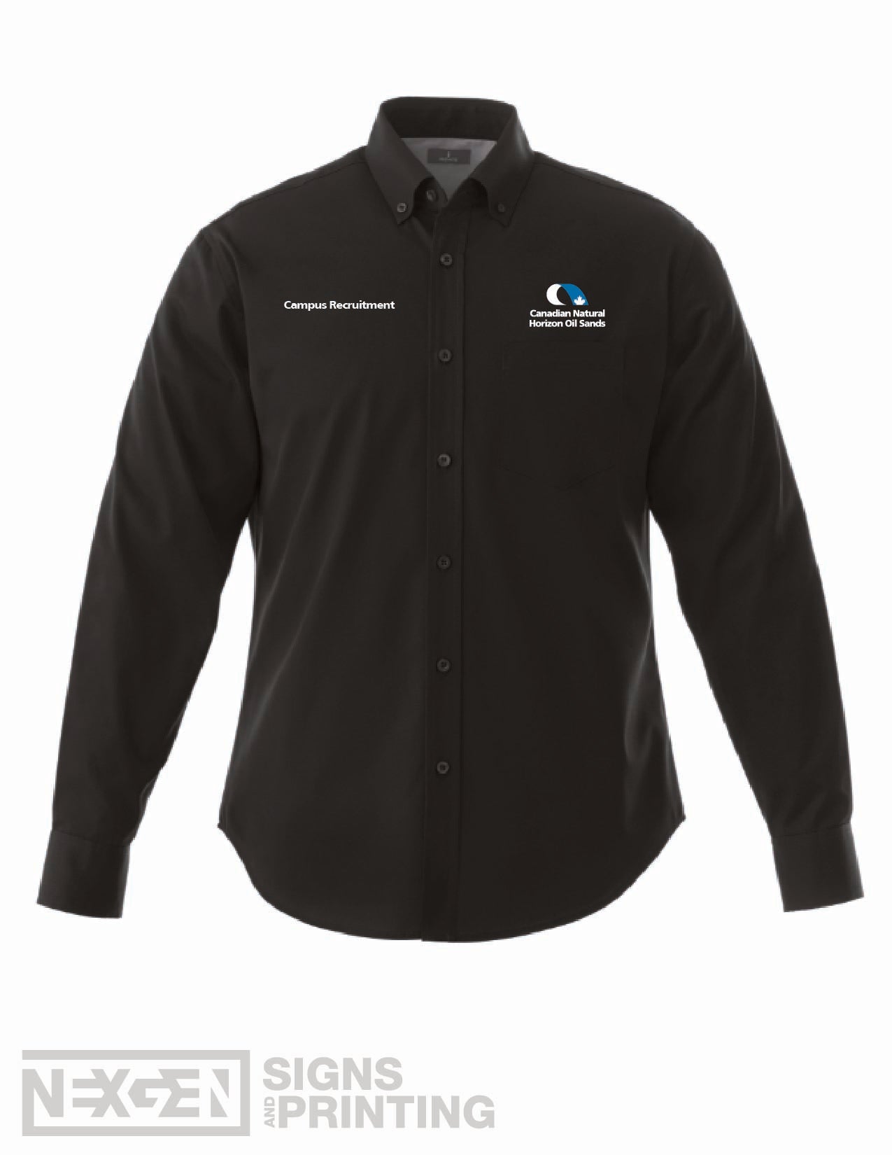 CNRL Branded LS-Wilshire Shirt Mens - Horizon